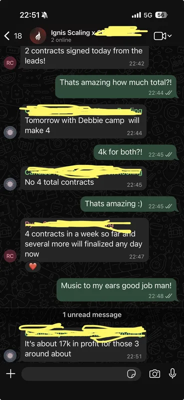 Client message
