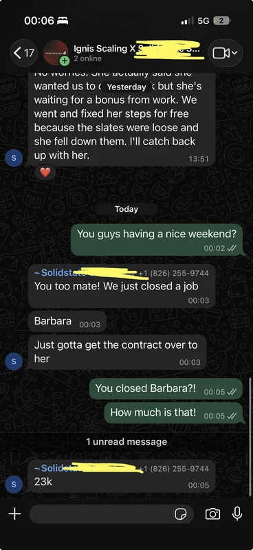 Client message