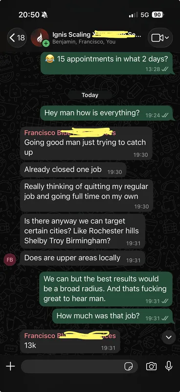 Client message